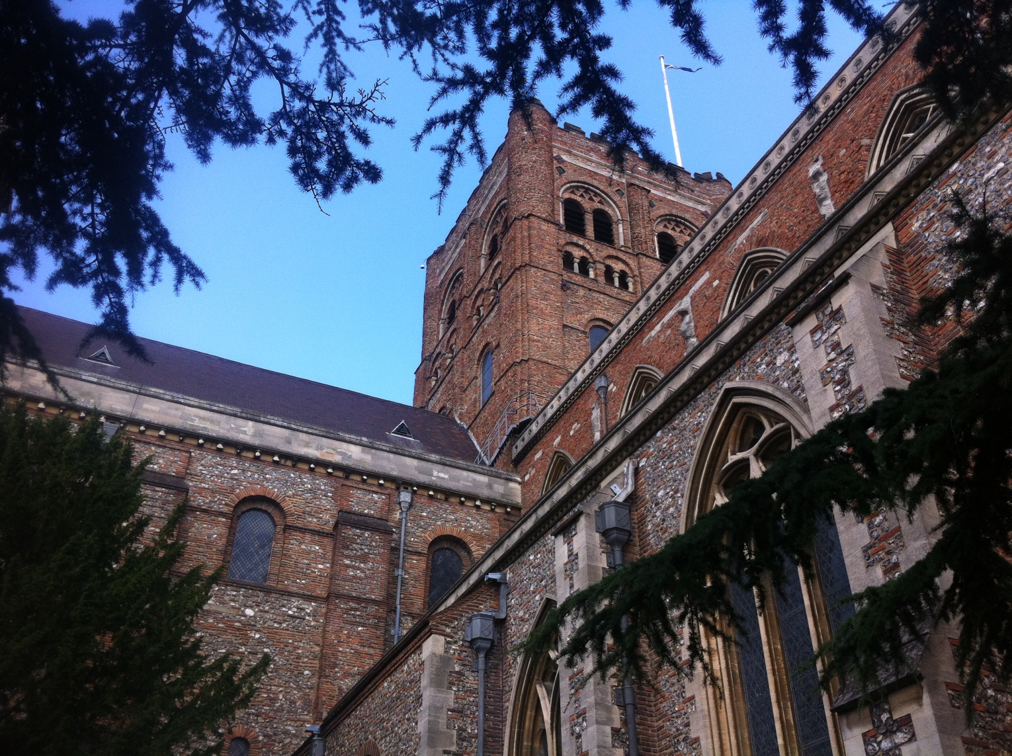 The Cross Tower of St. Albans Cathedral 